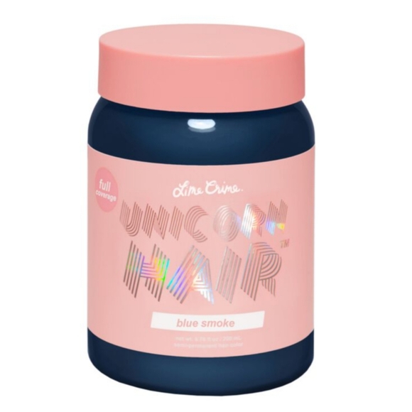 Lime Crime Unicorn Semi-Permanent Hair Dye - Shade Blue Smoke New in Box - Picture 2 of 9